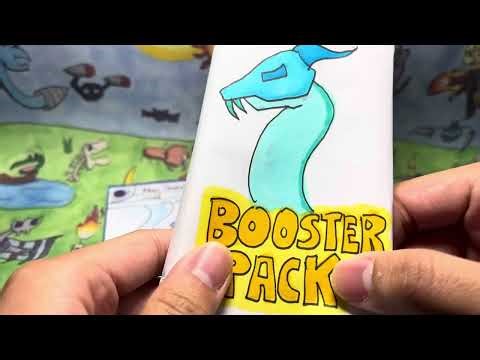 Homemade tcg Booster Pack Unboxing (Dimension Battles)