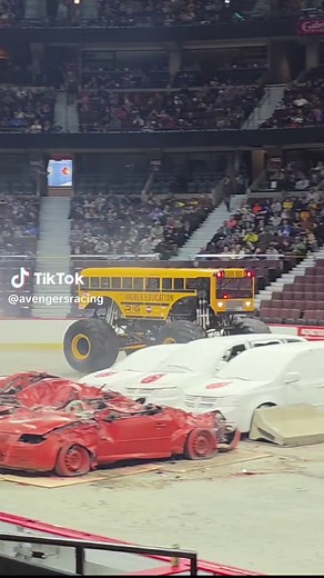 School Bus Monster Truck Freestyle Performance