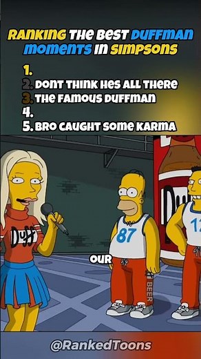 Ranking The Best Duffman Moments In Simpsons