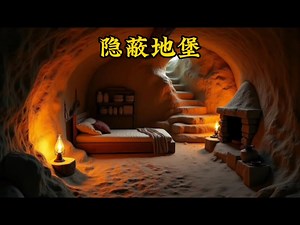 我建造了一座隐秘生存地堡！（地下DIY庇护所）_哔哩哔哩_bilibili