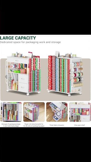 🎁 “The Ultimate Wrapping Station: Organize, Roll, Repeat!” 🎁