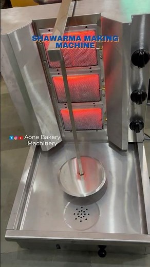 Shawarma Making Machine by Aone Bakery Machinery | efficient gas or electric heating #shawarmamaking