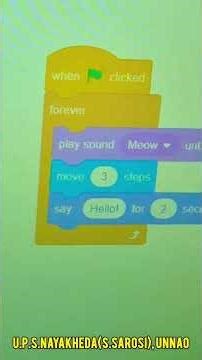 Scratch Coding | Events Sound Motion #coding #scratch #sprite