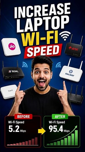 Why Your Laptop has slow Wi-Fi Spees?? Fix Slow Wi-Fi in a minute 🔥