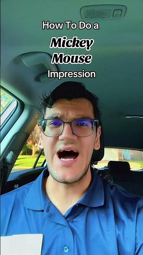 How To Do A Mickey Mouse Impression 🐭 #howto #tutorial #mickeymouse #impression