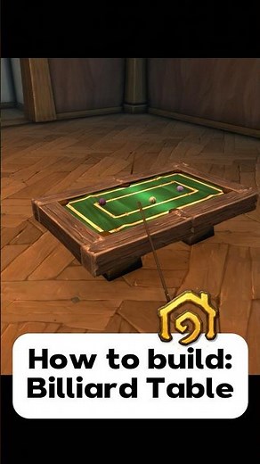 How to make Billiard Table 🎱 #housing #worldofwarcraft #housingwow #housingguide