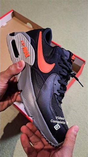 Unboxing the Nike Air Max Excee Orange and Black Sneakers