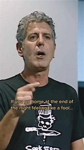 “If you go home feeling like a fool… then I have failed as a chef.” | No Reservations