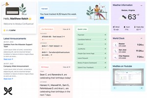 Modus Intranet Dashboard