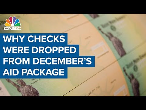 Why $1,200 stimulus checks were dropped from December's Covid-19 relief package