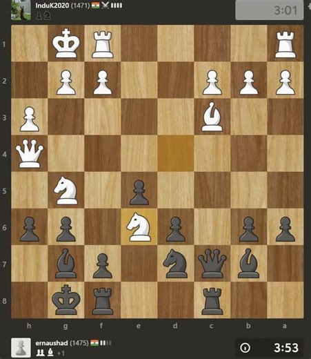 A Blitz Game at 1475 | Chess Play