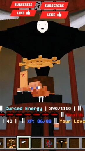 Domain expansion deadly Sentencing🔥|| Jujutsu Awakening Addon #minecraft #shorts #jujutsukaisen