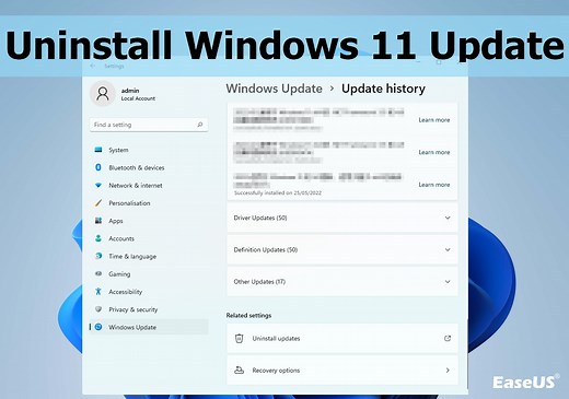 5 種方法教您解除安裝 Windows 11 更新