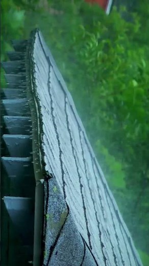 #SHORTS Hailstorm on Roof 🌨️ 8 Hours Cozy Sleep Sounds for Deep Relaxation & Nighttime Comfort