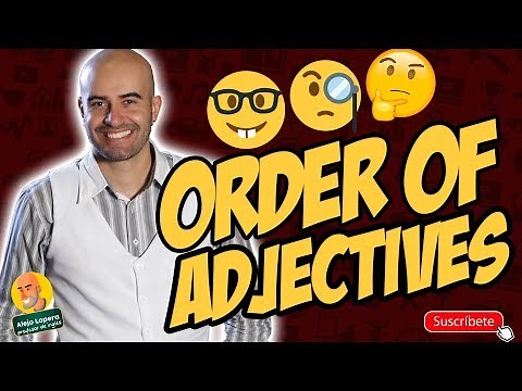 Order of Adjectives / Order of Adjectives in ENGLISH