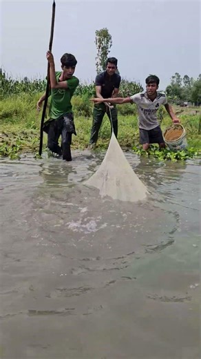 Having fun fishing