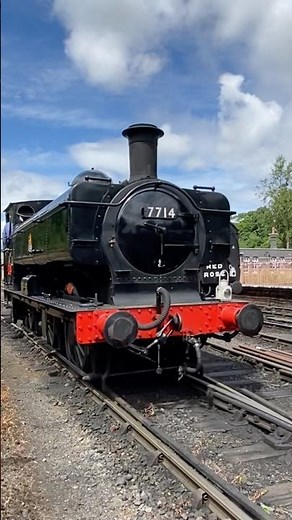 GWR Pannier 7714 heads to the MPD at Bridgnorth, SVR