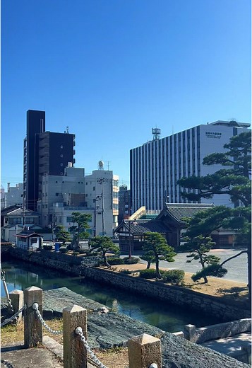 【大都会徳島】 徳島県徳島市に行ってきました！美しい自然広がる徳島県の県庁所在地。徳島城跡や眉山など観光地も豊富、徳島ラーメンおいしかったです🥰 #徳島県 #徳島市 #観光#景色#城跡 #神社#ロープウェイ #眉山