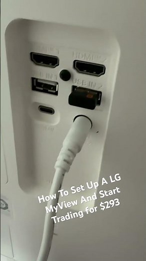 How to setup your LG MyView Monitor w/ a computer using wireless keyboard and WiFi #LG #TradingView