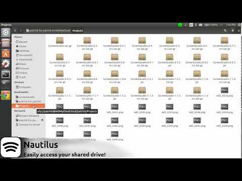 Access your network drive with Ubuntu