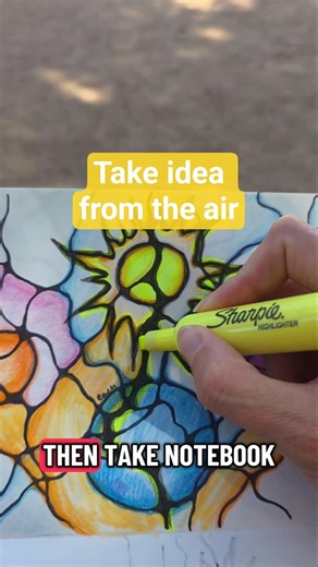 This is how you catch inspiration #neurographicart #drawing #ideas