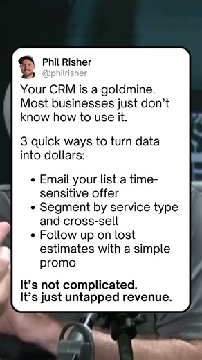 Your CRM is a goldmine. #shorts