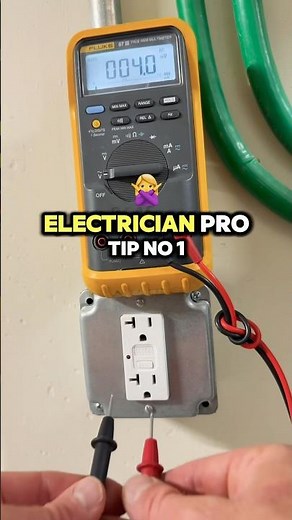 How to Test an Outlet the RIGHT Way #electrical #electrician #multimeter