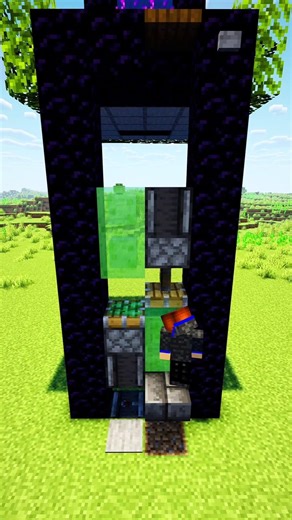 Easy Automatic Elevator Tutorial !! #minecraft #shorts