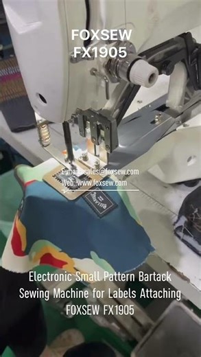Electronic Small Pattern Bartack Sewing Machine for Attaching Labels