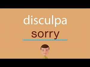 Cómo se dice disculpa en inglés