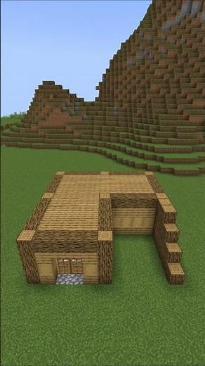easy small house minecraft | tutorial timelapse #minecraft