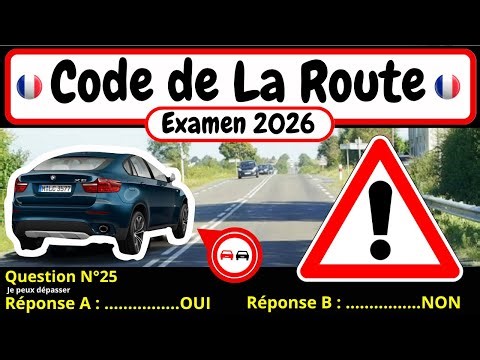 ✅ TEST GRATUIT DU CODE DE LA ROUTE 2026 🚗 #163