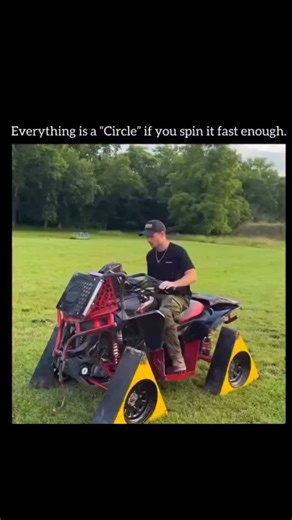 𝗘𝘅𝗽𝗹𝗮𝗶𝗻𝗲𝗿 📌 on Instagram: "Everything becomes a “circle” if you spin it fast enough — and that’s because of motion blur and rotational symmetry. When an object spins rapidly, its edges move so quickly that our eyes and cameras can no longer track their individual positions. Instead, light and motion blend together, creating the illusion of a smooth, circular shape. Whether it’s a square plate, a fan blade, or even a stick, spinning it fast makes its outline appear round because all its