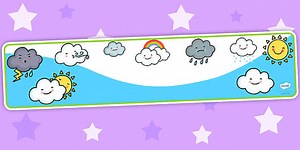 Weather Themed Editable Banner for Publisher