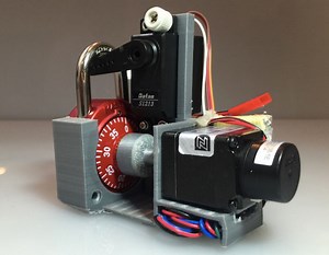 Hacker Uses 3D Printer to Build Machine That Cracks Combination Locks in 30-Seconds