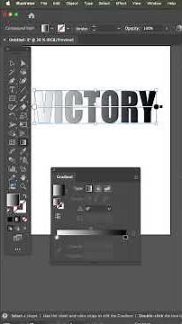 Creating gradients in Illustrator #illustratortips #illustratortutorial