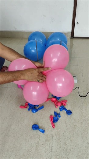 Balloon table top for birthday #shorts #balloontabletop #tabletopdecorideas #ytshorts