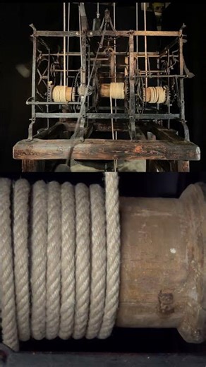 Satisfying Mechanics of a 400-Year-Old Clock #shorts