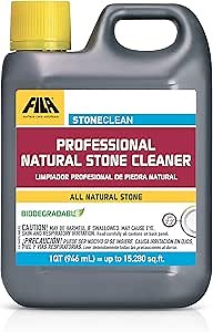 FILA Surface Care solutions STONECLEAN Natural Stone Cleaner, 1 GAL (1QT)