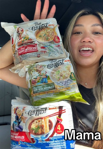 MAMA Thai Noodles: Boat, Tom Kha & Panang Instant Noodles Review