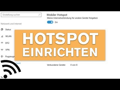 PC als WLAN Hotspot einrichten - Windows 10 Tutorial