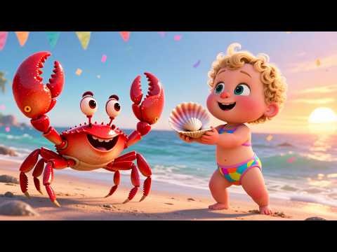 Crab’s Ocean Counting 🦀🌊 Fun 123 Song | Learn Numbers for Toddlers