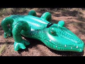 Classic Alligator Ride-On Pool Toy from Intex