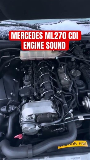 MERCEDES ML270 CDI ENGINE SOUND CHECK #viralvideo #viralshort #youtubeshorts #youtubevideo #mercedes