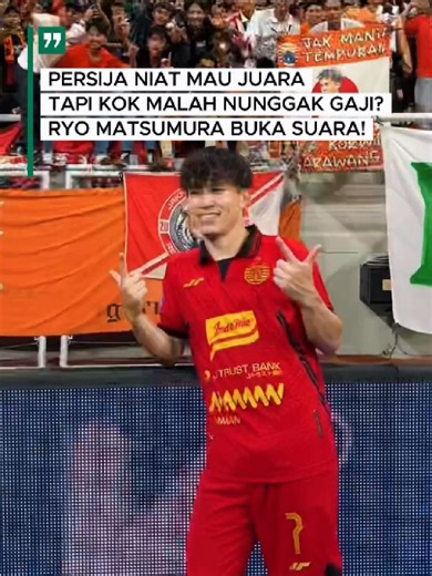 Persija Jakarta Faces Payroll Delays: Ryo Matsumura Speaks Out