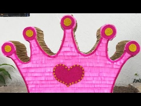 Como hacer una Piñata de corona