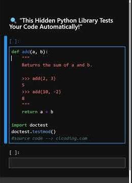 🔍 This Hidden Python Library Tests Your Code Automatically