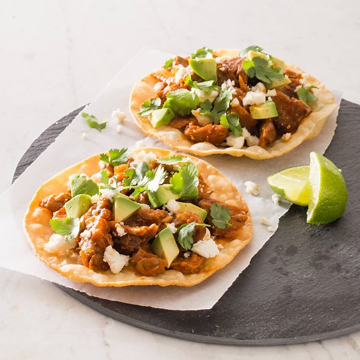 Spicy Mexican Shredded Pork Tostadas (Tinga) | America's Test Kitchen