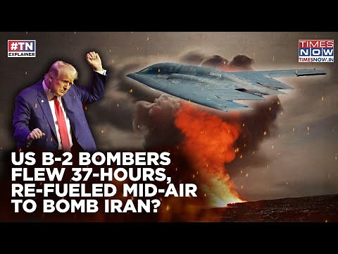 US' B-2 Stealth Bombers Flew 37-Hours Non-Stop, Re-Fueled Mid-Air To Launch Deadly Attack On Iran?