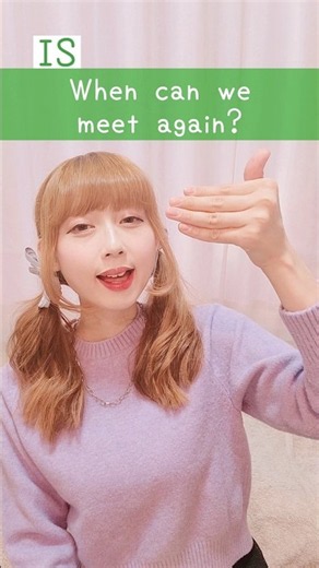 International Sign Language (IS) “When can we meet again?”Beginner Lesson for Deaf & Hard of Hearing
